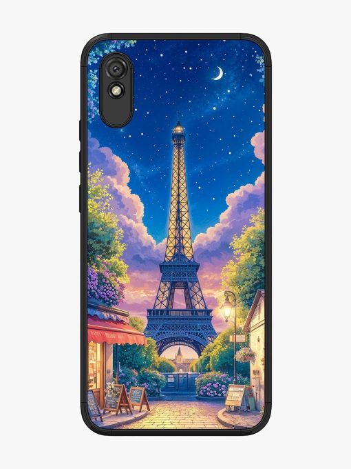 Twilight In Paris Glossy Soft Edge Case for Xiaomi Redmi 9A Chachhi