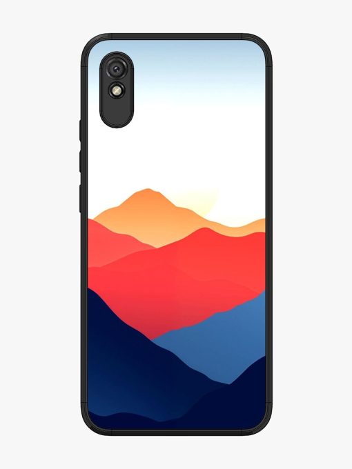 Sunset Peaks Glossy Soft Edge Case for Xiaomi Redmi 9A Chachhi