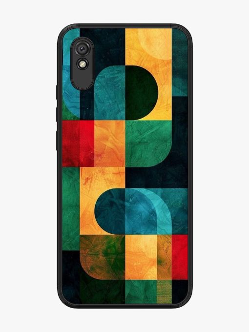 Geometric Harmony Glossy Soft Edge Case for Xiaomi Redmi 9A Chachhi