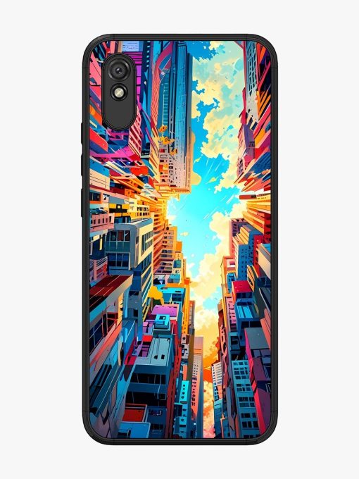 Skyward City Glossy Soft Edge Case for Xiaomi Redmi 9A Chachhi