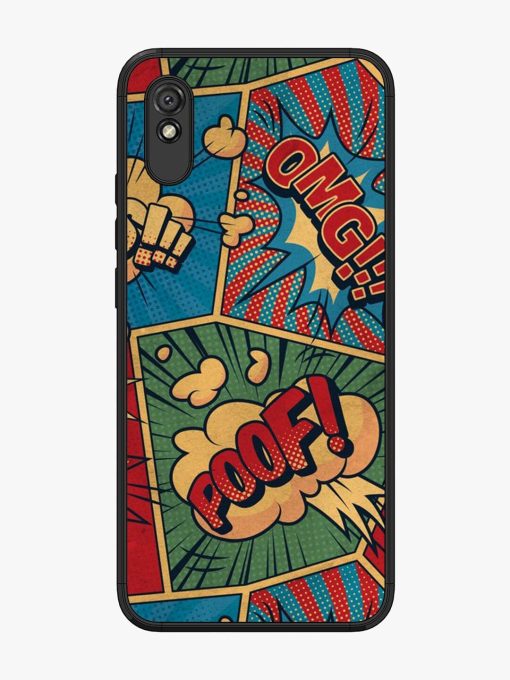 Comic Book Chaos Glossy Soft Edge Case for Xiaomi Redmi 9A