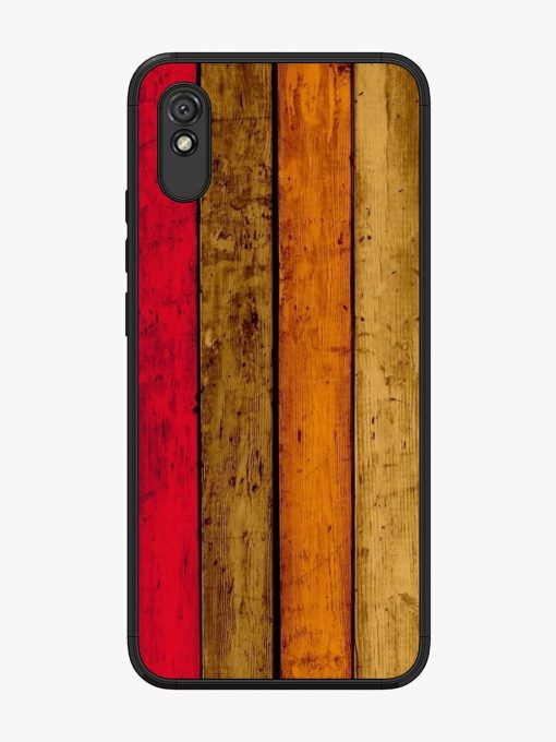 Colorful Woodgrain Glossy Soft Edge Case for Xiaomi Redmi 9A