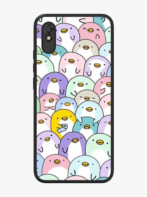 Penguin Party Glossy Soft Edge Case for Xiaomi Redmi 9A Chachhi