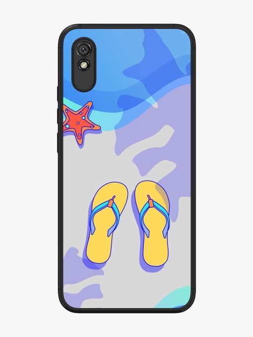 Sandy Toes And Salty Seas Glossy Soft Edge Case for Xiaomi Redmi 9A Chachhi