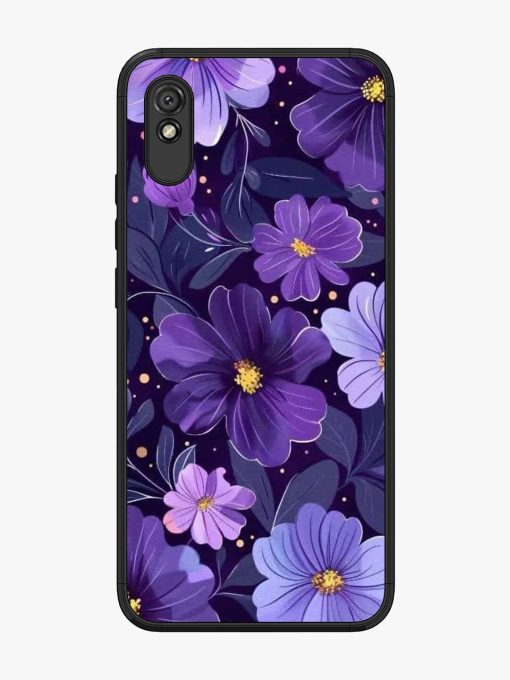 Purple Paradise Glossy Soft Edge Case for Xiaomi Redmi 9A Chachhi