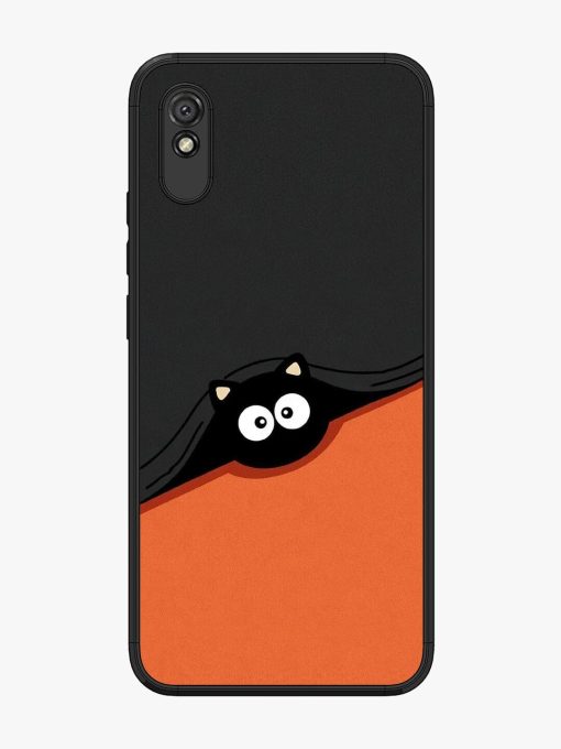 Peek-A-Boo Kitty Glossy Soft Edge Case for Xiaomi Redmi 9A Chachhi