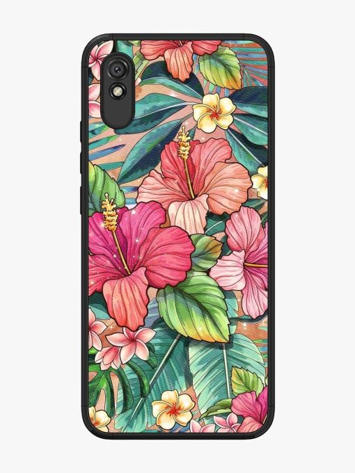 Tropical Tapestry Glossy Soft Edge Case for Xiaomi Redmi 9A Chachhi