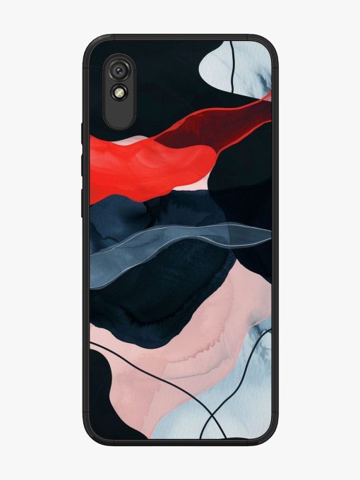 Dark Currents Glossy Soft Edge Case for Xiaomi Redmi 9A Chachhi