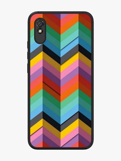 Colorful Zigzag Glossy Soft Edge Case for Xiaomi Redmi 9A Chachhi