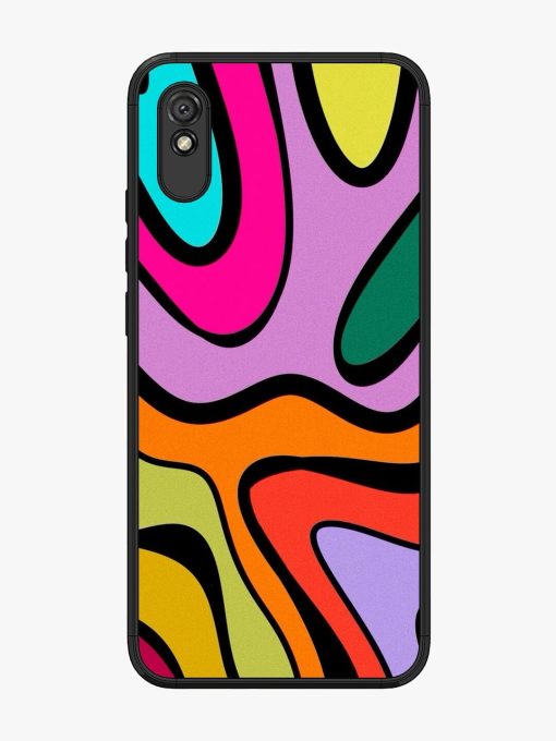 Groovy Swirls Glossy Soft Edge Case for Xiaomi Redmi 9A Chachhi