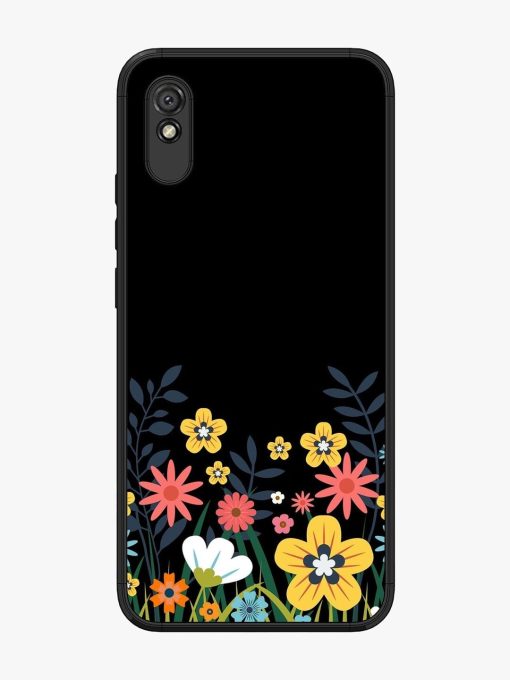 Floral Night Sky Glossy Soft Edge Case for Xiaomi Redmi 9A Chachhi