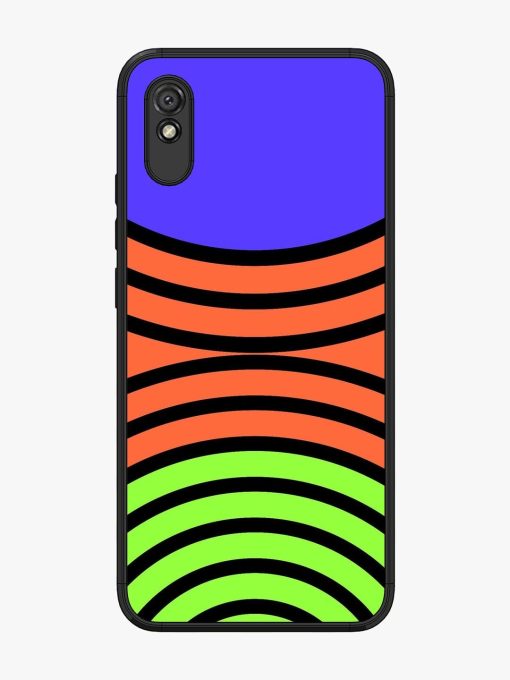 Psychedelic Stripe Symphony Glossy Soft Edge Case for Xiaomi Redmi 9A Chachhi