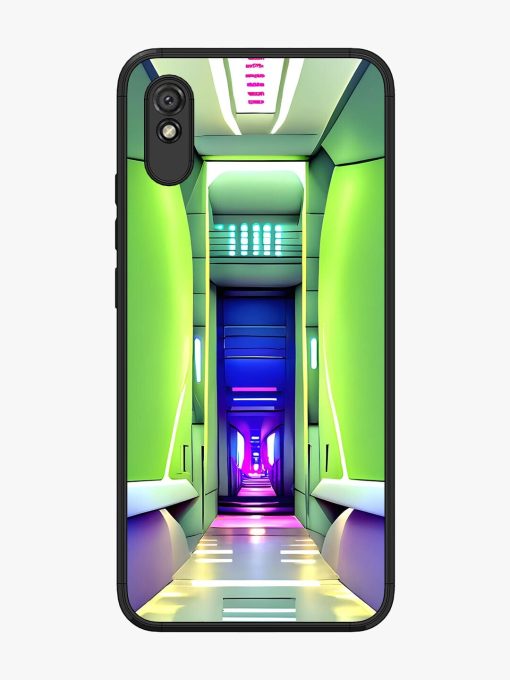 Neon Corridor Glossy Soft Edge Case for Xiaomi Redmi 9A