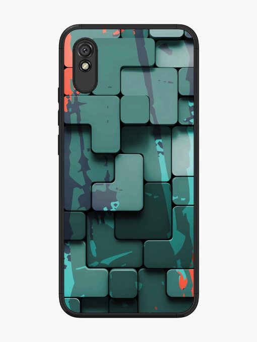 Abstract Geometric Mosaic Glossy Soft Edge Case for Xiaomi Redmi 9A Chachhi