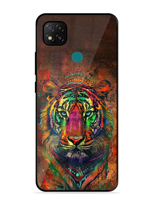 Cosmic Tiger Glossy Soft Edge Case for Xiaomi Redmi 9 Activ Chachhi