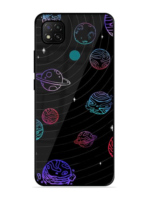 Cosmic Ballet Glossy Soft Edge Case for Xiaomi Redmi 9 Activ Chachhi