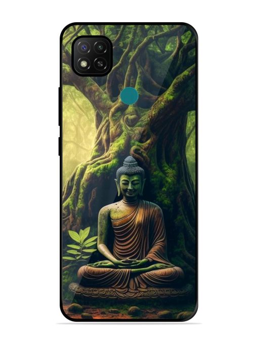 Green Buddha Art Glossy Soft Edge Case for Xiaomi Redmi 9 Activ Chachhi