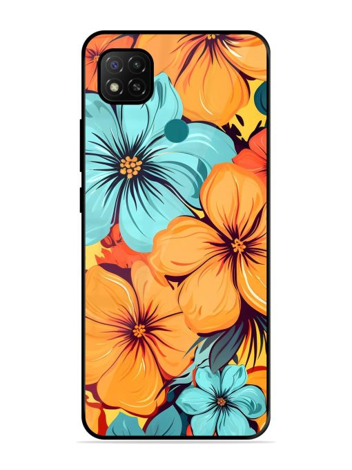 Tropical Bloom Glossy Soft Edge Case for Xiaomi Redmi 9 Activ Chachhi