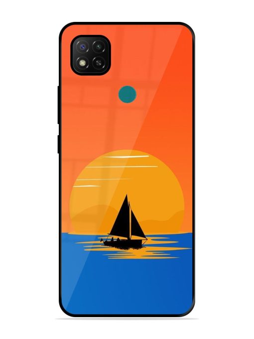 Sunset Sail Glossy Soft Edge Case for Xiaomi Redmi 9 Activ Chachhi