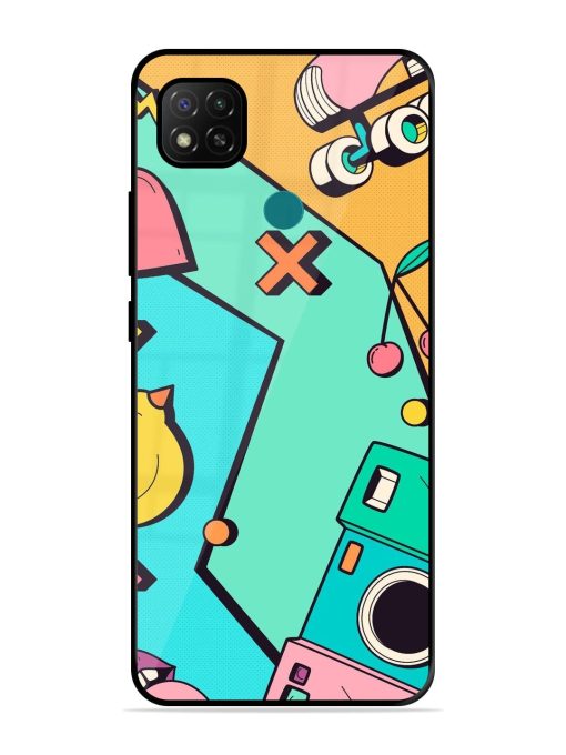 Retro Remix Glossy Soft Edge Case for Xiaomi Redmi 9 Activ Chachhi