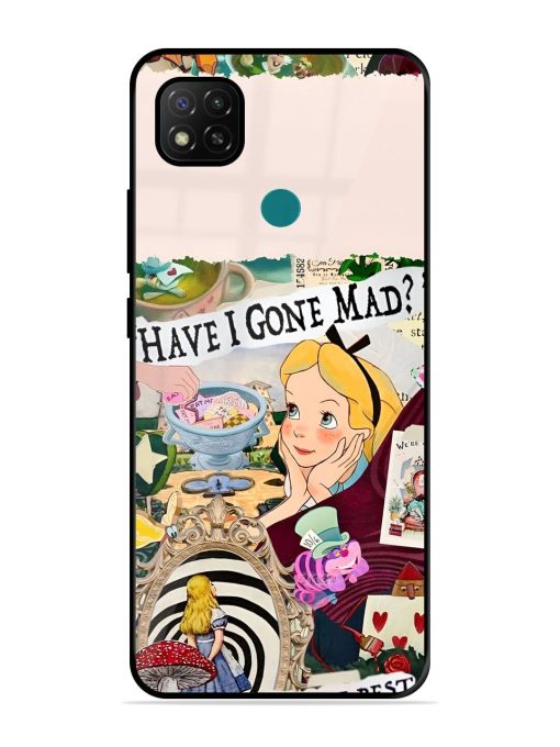 Mad Hatter'S Collage Glossy Soft Edge Case for Xiaomi Redmi 9 Activ Chachhi