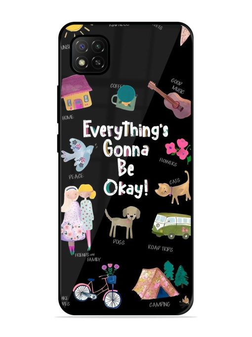 Everything'S Gonna Be Okay Glossy Soft Edge Case for Xiaomi Redmi 9 Activ Chachhi