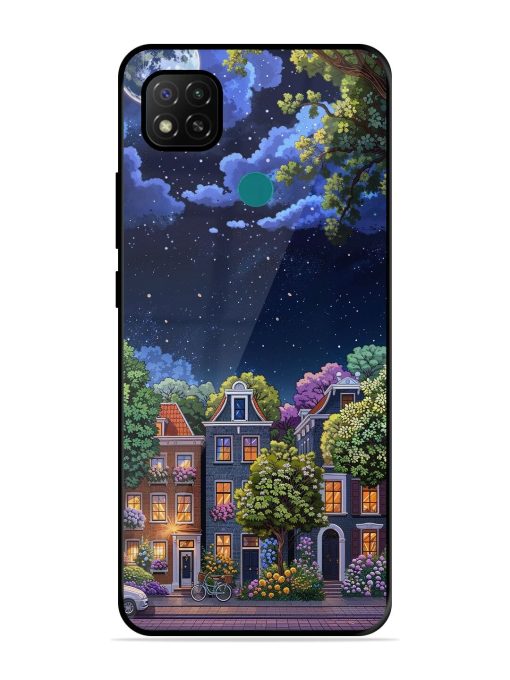 Moonlit Streets Glossy Soft Edge Case for Xiaomi Redmi 9 Activ Chachhi