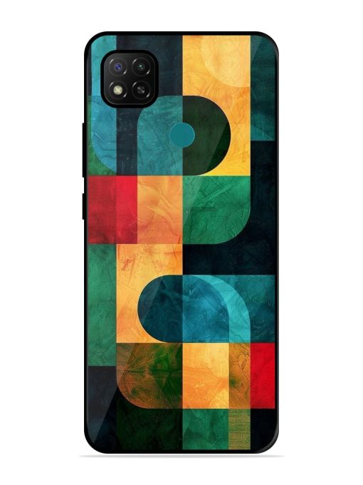 Geometric Harmony Glossy Soft Edge Case for Xiaomi Redmi 9 Activ Chachhi