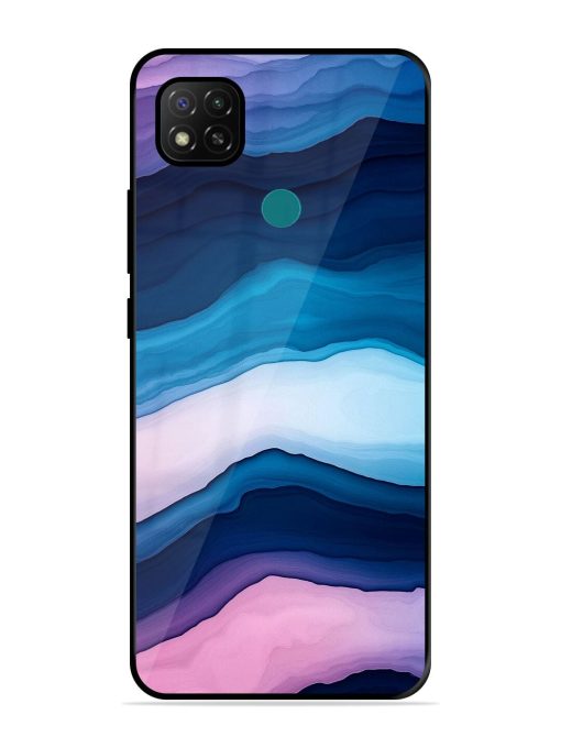 Oceanic Layers Glossy Soft Edge Case for Xiaomi Redmi 9 Activ Chachhi