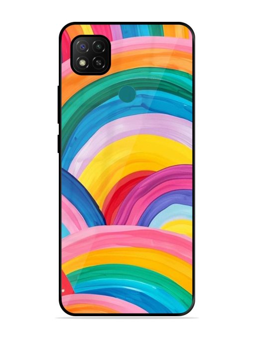 Rainbow Symphony Glossy Soft Edge Case for Xiaomi Redmi 9 Activ Chachhi