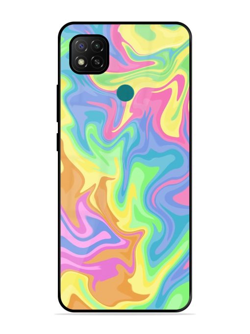 Whimsical Swirl Glossy Soft Edge Case for Xiaomi Redmi 9 Activ Chachhi