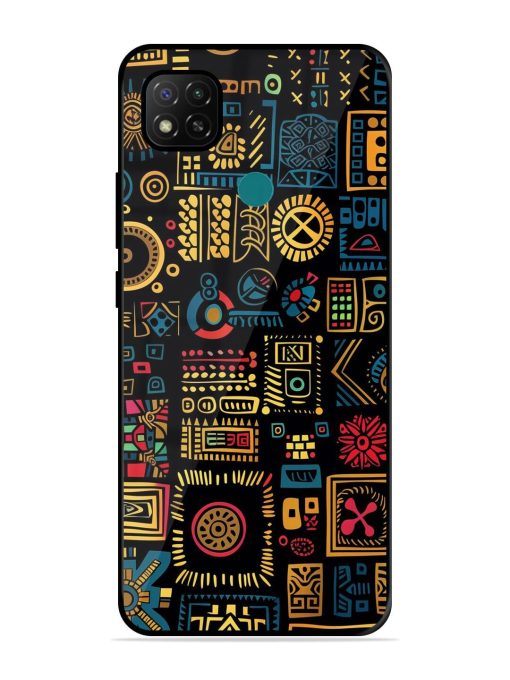 Tribal Tapestry Glossy Soft Edge Case for Xiaomi Redmi 9 Activ Chachhi