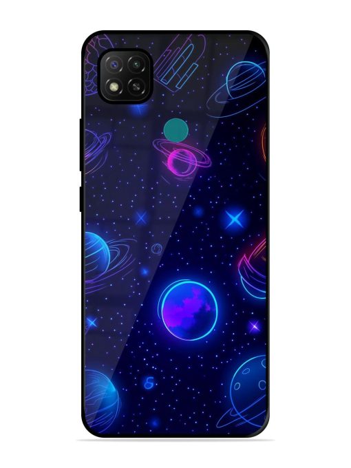 Neon Cosmos Glossy Soft Edge Case for Xiaomi Redmi 9 Activ Chachhi