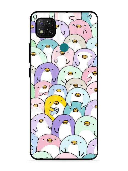 Penguin Party Glossy Soft Edge Case for Xiaomi Redmi 9 Activ Chachhi