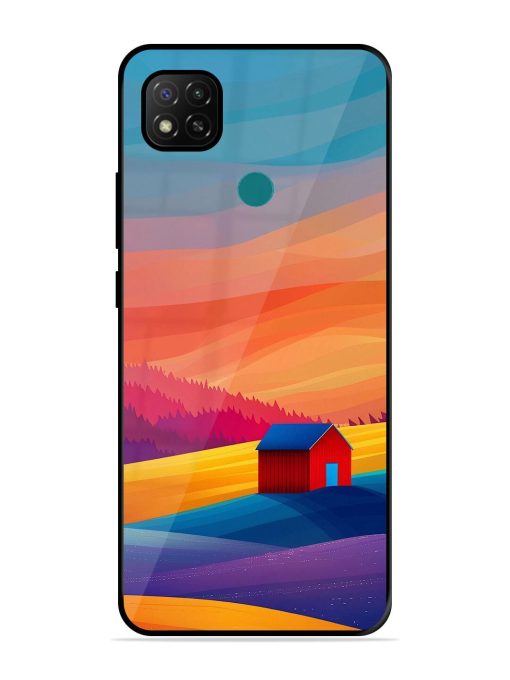 Sunset Solitude Glossy Soft Edge Case for Xiaomi Redmi 9 Activ Chachhi