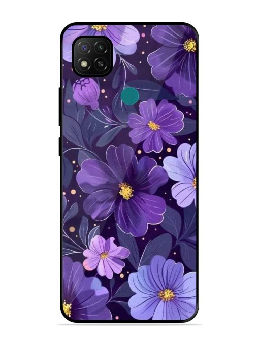 Purple Paradise Glossy Soft Edge Case for Xiaomi Redmi 9 Activ Chachhi