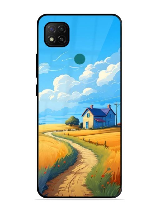 Countryside Cottage Glossy Soft Edge Case for Xiaomi Redmi 9 Activ Chachhi