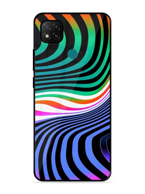 Psychedelic Waves Glossy Soft Edge Case for Xiaomi Redmi 9 Activ Chachhi