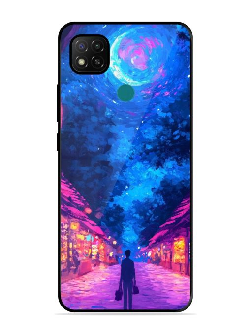 Neon Nightscape Glossy Soft Edge Case for Xiaomi Redmi 9 Activ Chachhi