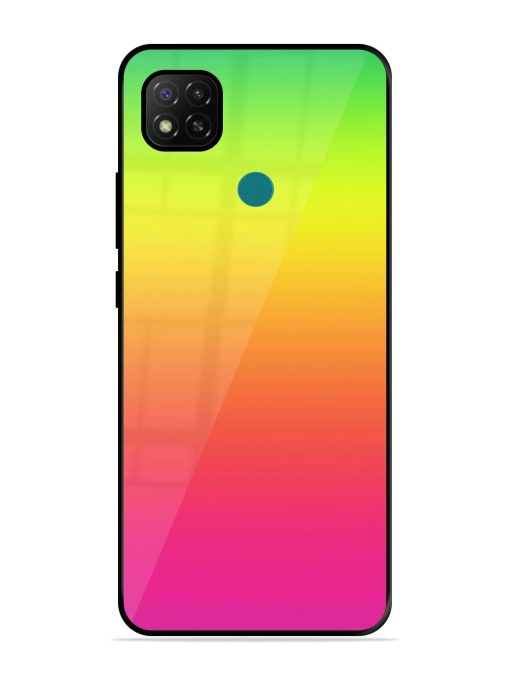 Rainbow Gradient Glossy Soft Edge Case for Xiaomi Redmi 9 Activ