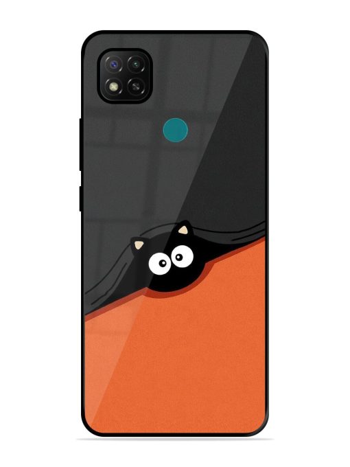 Peek-A-Boo Kitty Glossy Soft Edge Case for Xiaomi Redmi 9 Activ Chachhi