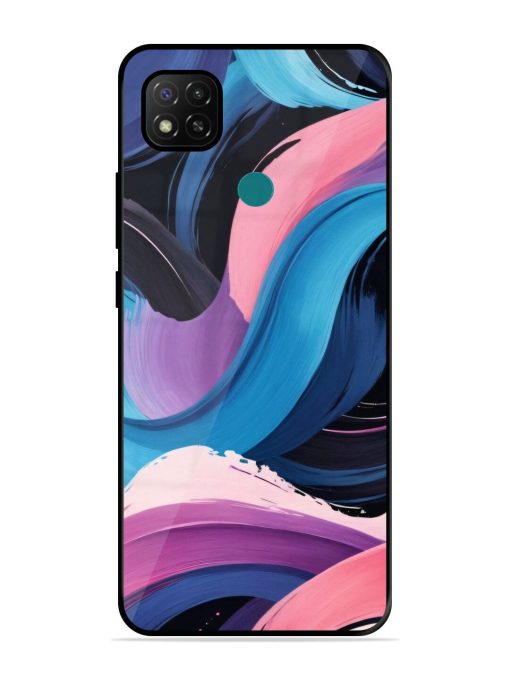 Whimsical Waves Glossy Soft Edge Case for Xiaomi Redmi 9 Activ Chachhi