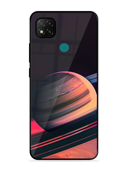 Neon Saturn Glossy Soft Edge Case for Xiaomi Redmi 9 Activ Chachhi