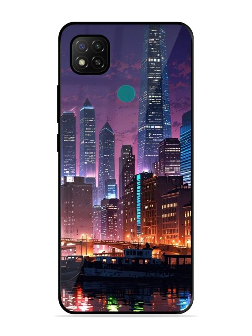 Neon Nightscape Glossy Soft Edge Case for Xiaomi Redmi 9 Activ Chachhi