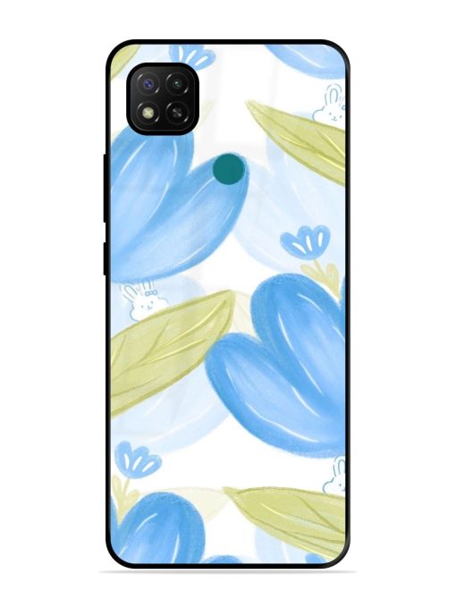 Bunny'S Blue Garden Glossy Soft Edge Case for Xiaomi Redmi 9 Activ Chachhi