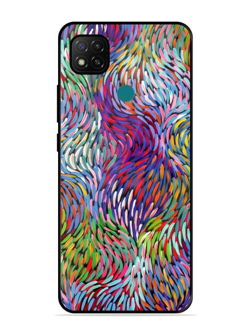 Vibrant Waves Glossy Soft Edge Case for Xiaomi Redmi 9 Activ