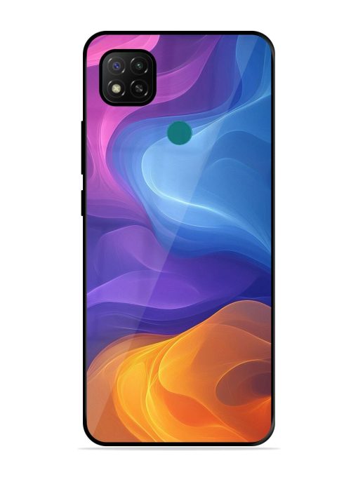 Cosmic Currents Glossy Soft Edge Case for Xiaomi Redmi 9 Activ Chachhi