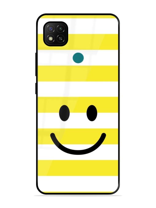 Smiling Stripes Glossy Soft Edge Case for Xiaomi Redmi 9 Activ Chachhi