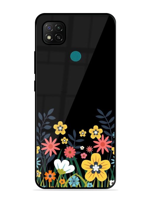 Floral Night Sky Glossy Soft Edge Case for Xiaomi Redmi 9 Activ Chachhi