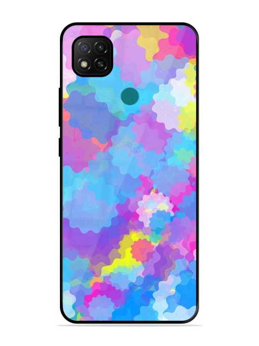 Psychedelic Cloud Burst Glossy Soft Edge Case for Xiaomi Redmi 9 Activ Chachhi